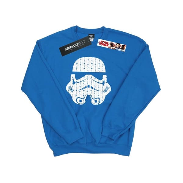 Star Wars Sweatshirt med stormtrooperhjälm för herrar
