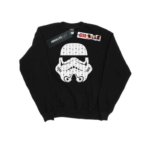 Star Wars Sweatshirt med stormtrooperhjälm för herrar