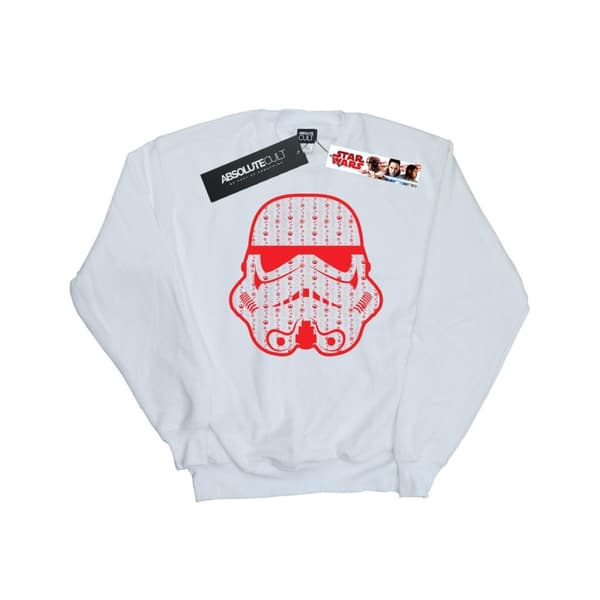 Star Wars Sweatshirt med stormtrooperhjälm för herrar