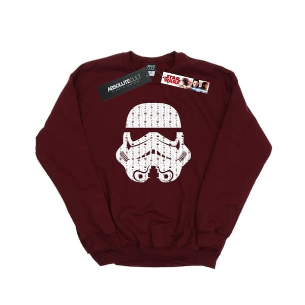 Star Wars Sweatshirt med stormtrooperhjälm för herrar