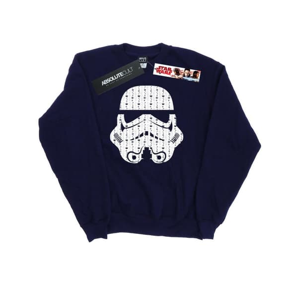 Star Wars Sweatshirt med stormtrooperhjälm för herrar