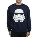 Miniatyrbild 3 av 5: Star Wars Sweatshirt med stormtrooperhjälm för herrar
