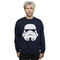 Miniatyrbild 2 av 5: Star Wars Sweatshirt med stormtrooperhjälm för herrar