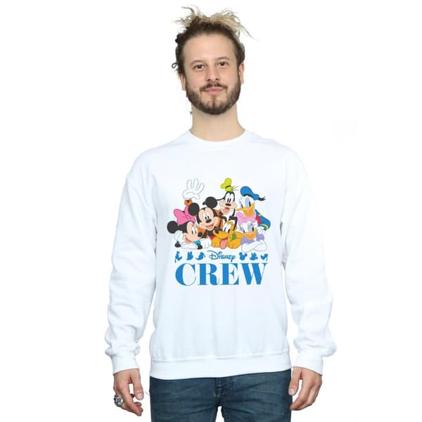 Disney Mens Mickey Mouse Disney Friends Sweatshirt