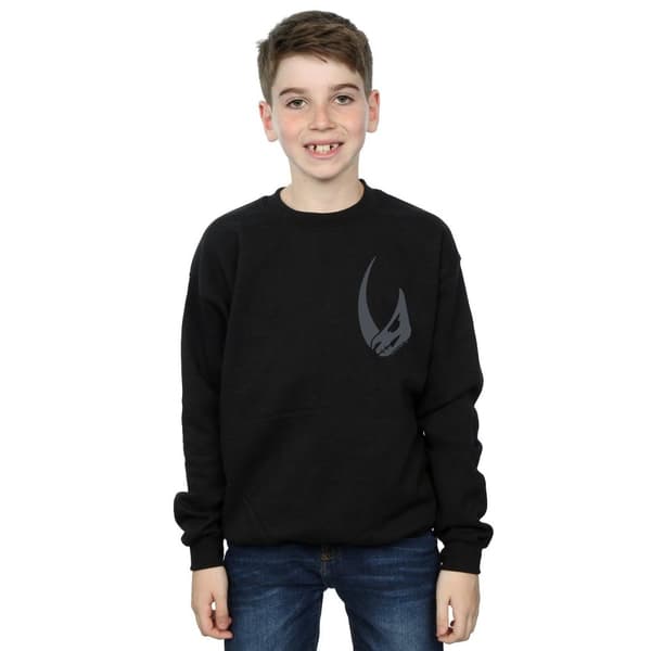 Star Wars Boys The Mandalorian Rhino Emblem Pocket Print Sweatshirt