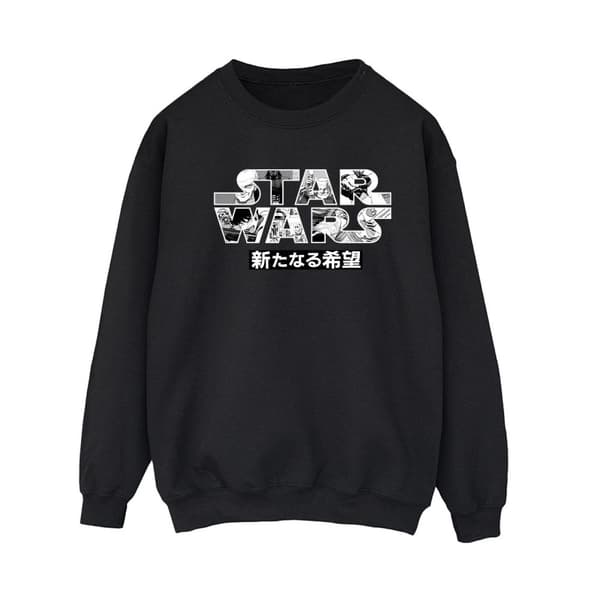 Star Wars Womens/Ladies Japanese Logo Sweatshirt