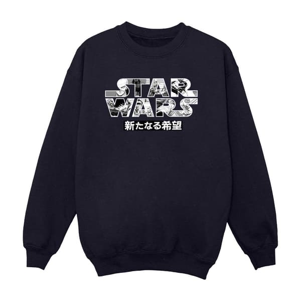 Star Wars Womens/Ladies Japanese Logo Sweatshirt