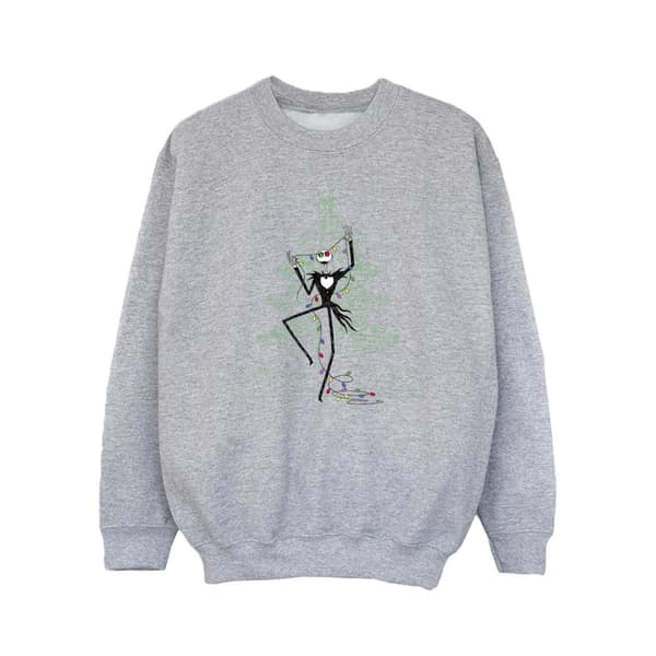 Disney Girls The Nightmare Before Christmas Tree Green Sweatshirt
