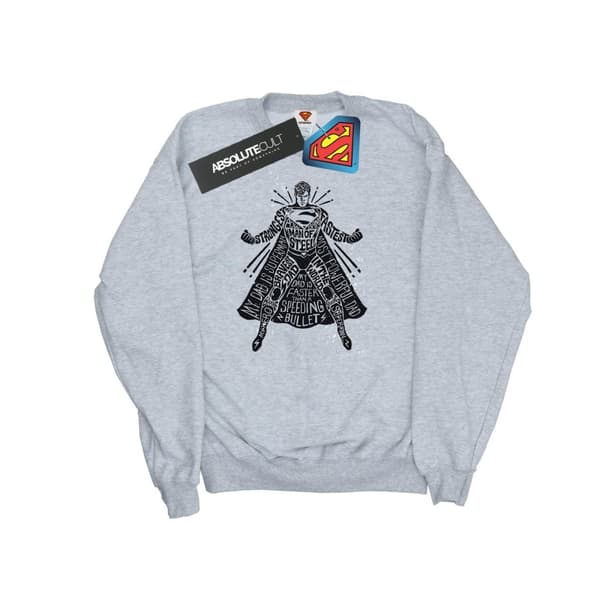 DC Comics Mens Superman Dad Of Steel Sweatshirt