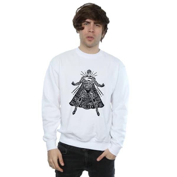 DC Comics Mens Superman Dad Of Steel Sweatshirt