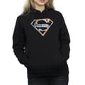 Miniatyrbilde 3 av 5: DC Comics Womens/Ladies Superman Floral Logo 2 Hoodie