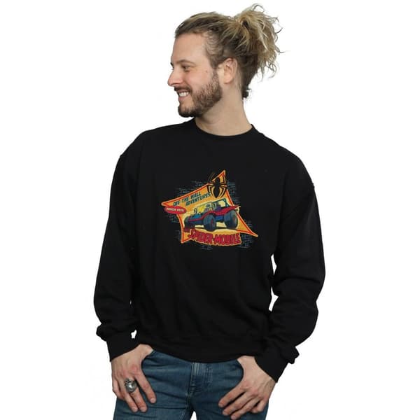 Marvel Mens Spider-Man The Spider Mobile Sweatshirt