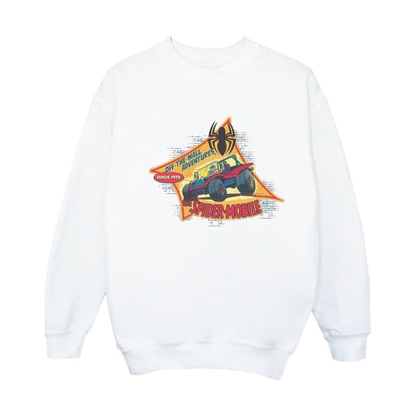 Marvel Mens Spider-Man The Spider Mobile Sweatshirt