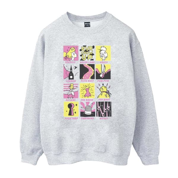 Disney Dam/kvinnor Tinkerbell Squares Sweatshirt