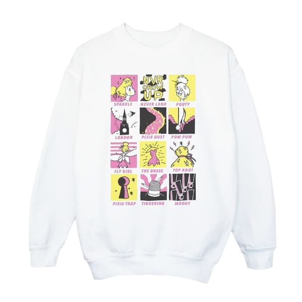 Disney Dam/kvinnor Tinkerbell Squares Sweatshirt
