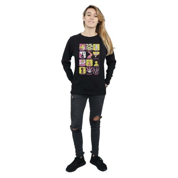 Disney Dam/kvinnor Tinkerbell Squares Sweatshirt