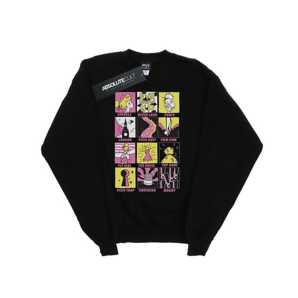 Disney Dam/kvinnor Tinkerbell Squares Sweatshirt