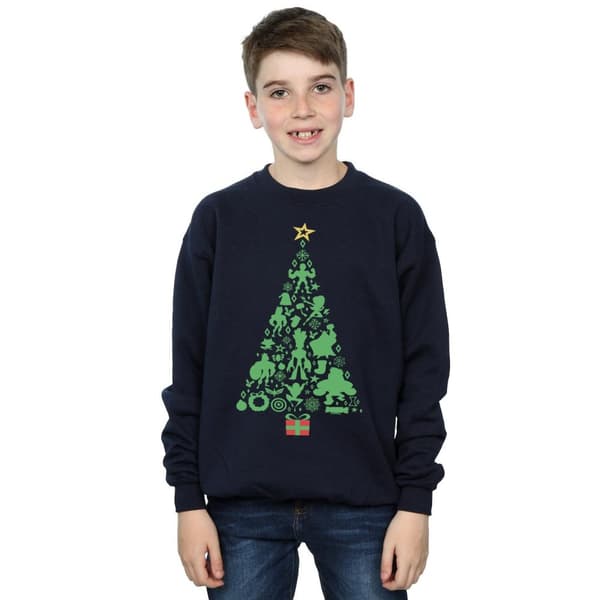 Marvel Sweatshirt med Avengers-julgran för pojkar