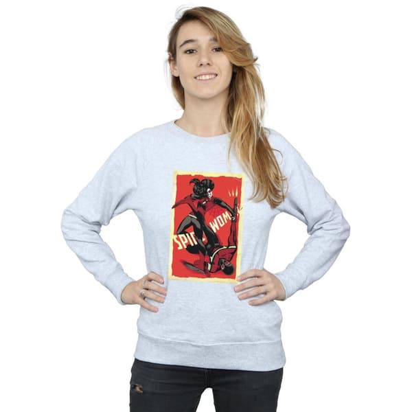 Marvel Womens/Ladies Spider-Woman Fight Sweatshirt