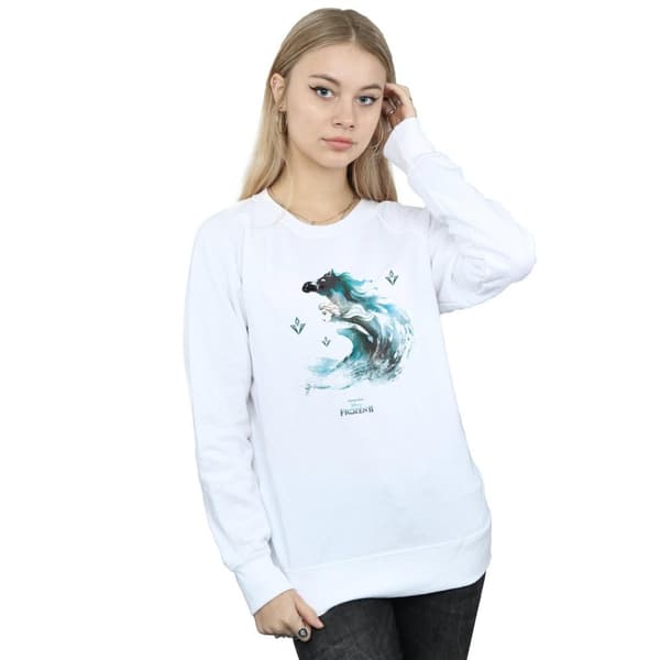 Disney Dam/Tjej Frozen 2 Elsa med vattenanden Nokk Sweatshirt