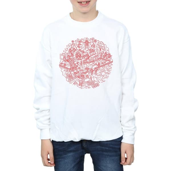 Star Wars Pojkar Christmas Death Star Sweatshirt