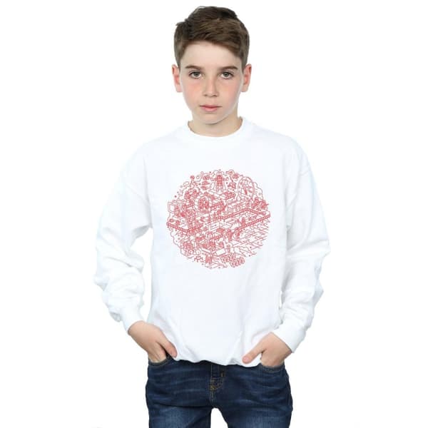 Star Wars Pojkar Christmas Death Star Sweatshirt