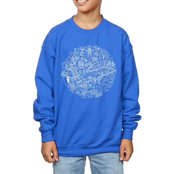 Star Wars Pojkar Christmas Death Star Sweatshirt