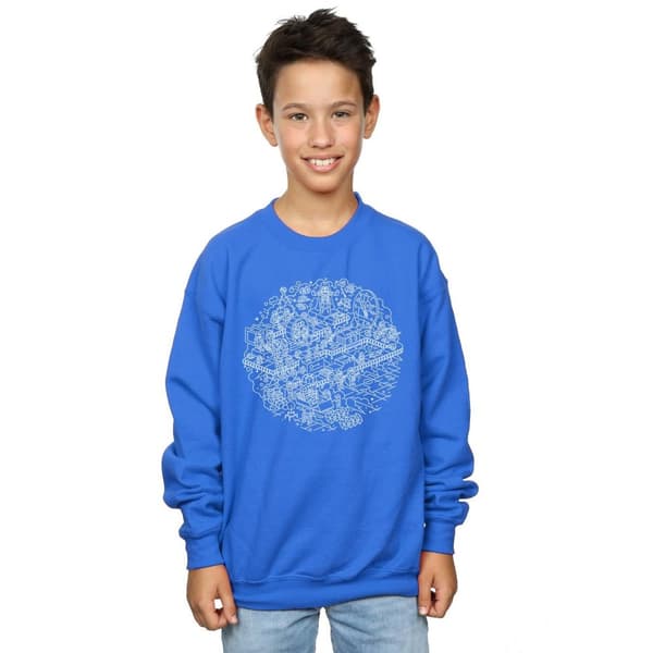 Star Wars Pojkar Christmas Death Star Sweatshirt