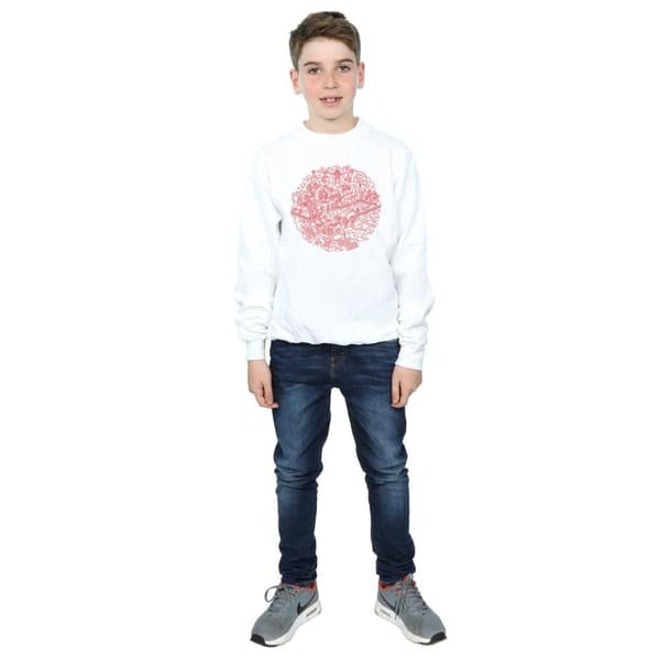 Star Wars Pojkar Christmas Death Star Sweatshirt