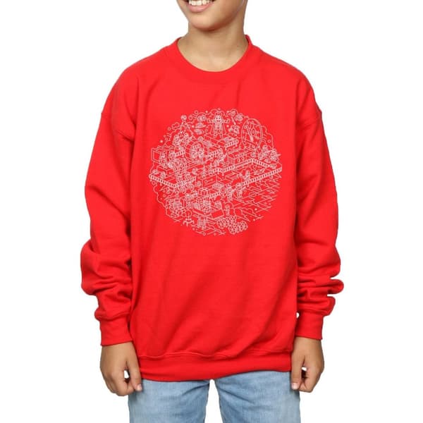 Star Wars Pojkar Christmas Death Star Sweatshirt