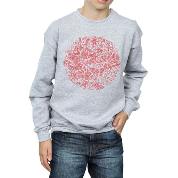 Star Wars Pojkar Christmas Death Star Sweatshirt