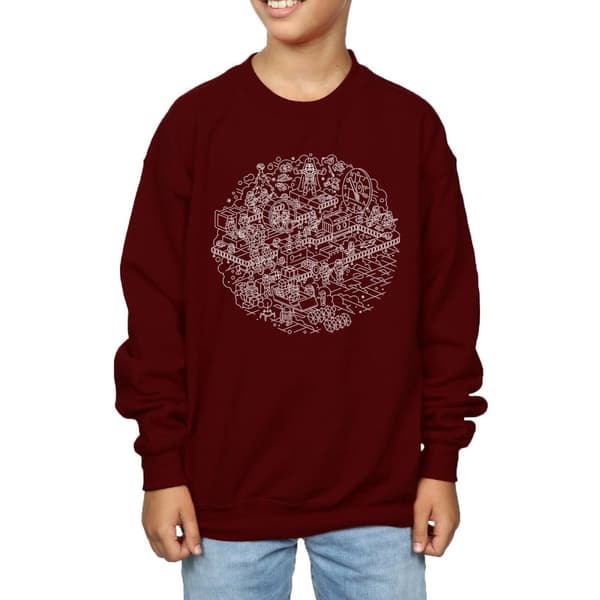 Star Wars Pojkar Christmas Death Star Sweatshirt