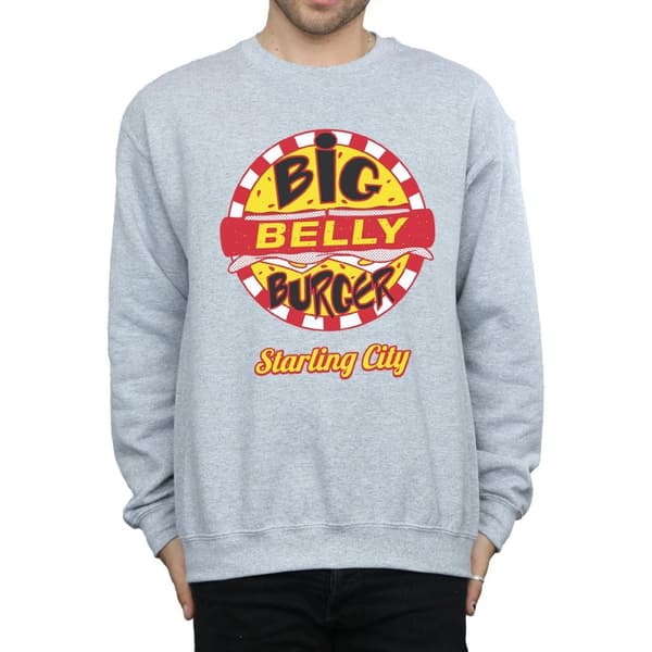 DC Comics Mens Arrow Big Belly Burger Logo Sweatshirt