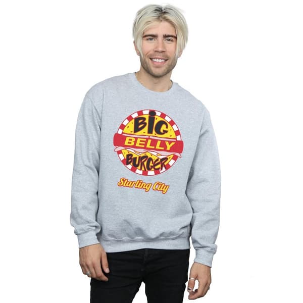 DC Comics Mens Arrow Big Belly Burger Logo Sweatshirt