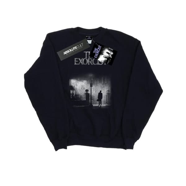 The Exorcist Dam/kvinnor Mono Distressed Poster Sweatshirt