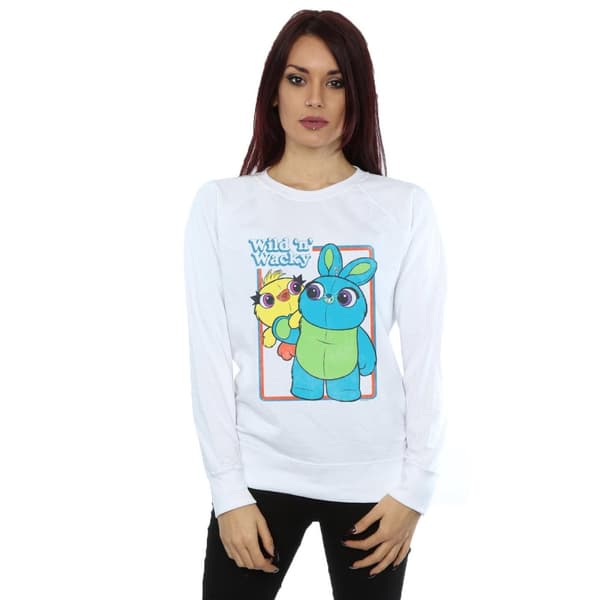 Disney Dam/Tjej Toy Story 4 Duck And Bunny Wild And Wacky Sweatshirt