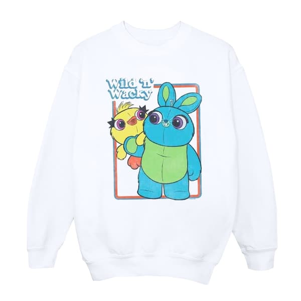 Disney Dam/Tjej Toy Story 4 Duck And Bunny Wild And Wacky Sweatshirt