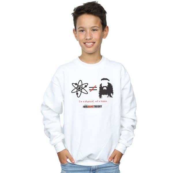 The Big Bang Theory Boys I Am A Physicist Not A Hippie Sweatshirt