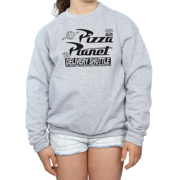 Disney Toy Story Pizza Planet Logo Sweatshirt för flickor