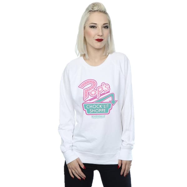 Riverdale Dam/Tjej Pops Sweatshirt med logotyp