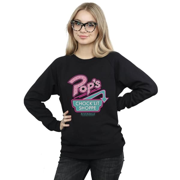 Riverdale Dam/Tjej Pops Sweatshirt med logotyp