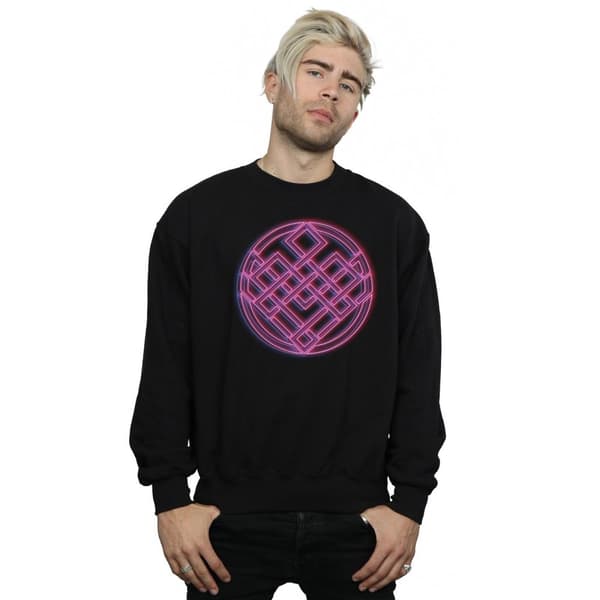 Marvel Mens Shang-Chi And The Legend Of The Ten Rings Neon Icon Sweatshirt