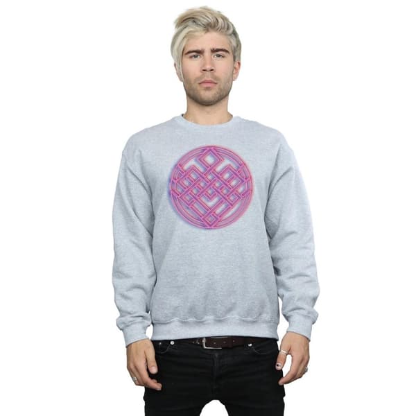 Marvel Mens Shang-Chi And The Legend Of The Ten Rings Neon Icon Sweatshirt