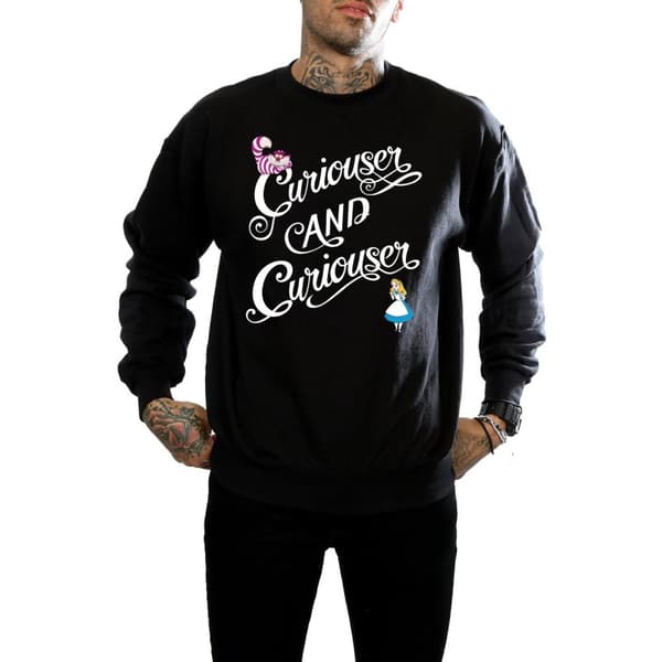 Disney Herr - Alice i underlandet - Curiouser - Sweatshirt