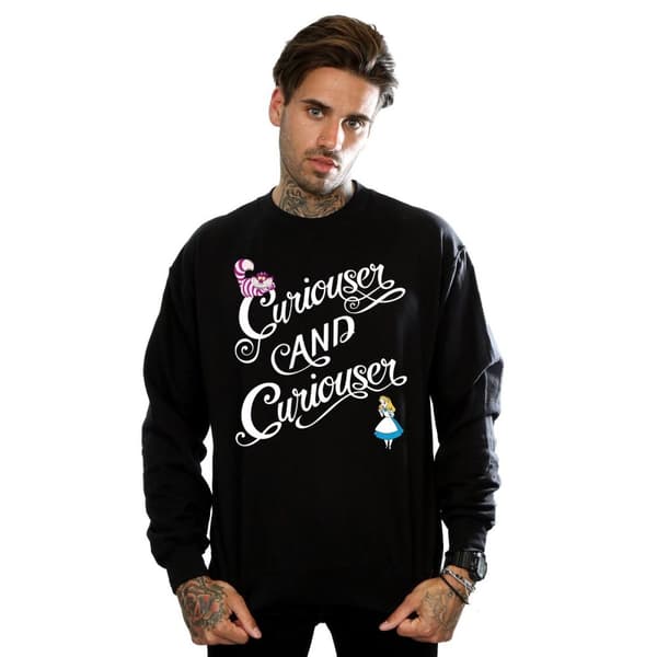 Disney Herr - Alice i underlandet - Curiouser - Sweatshirt