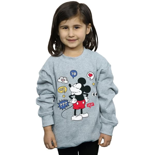 Disney Musse Pigg - Sweatshirt med utdragen tunga för flickor