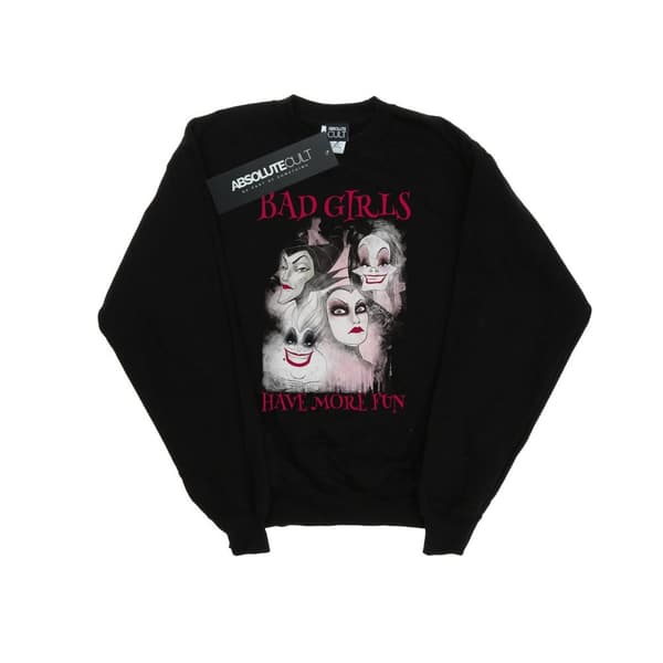 Disney Mens Bad Girls Have More Fun Sweatshirt