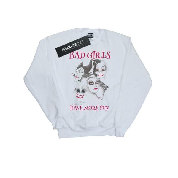 Disney Mens Bad Girls Have More Fun Sweatshirt