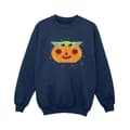 Miniatyrbilde 1 av 3: Star Wars Boys The Mandalorian Grogu Pumpkin Sweatshirt