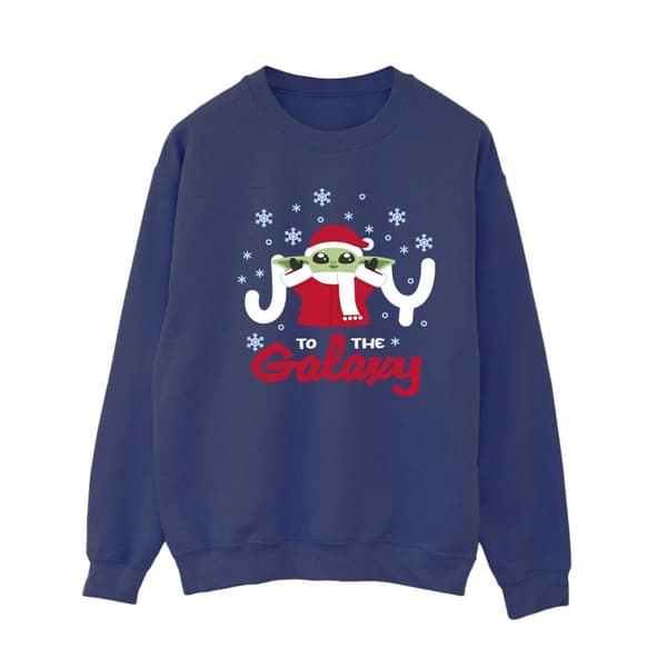 Star Wars Womens/Ladies The Mandalorian Joy To The Galaxy Sweatshirt